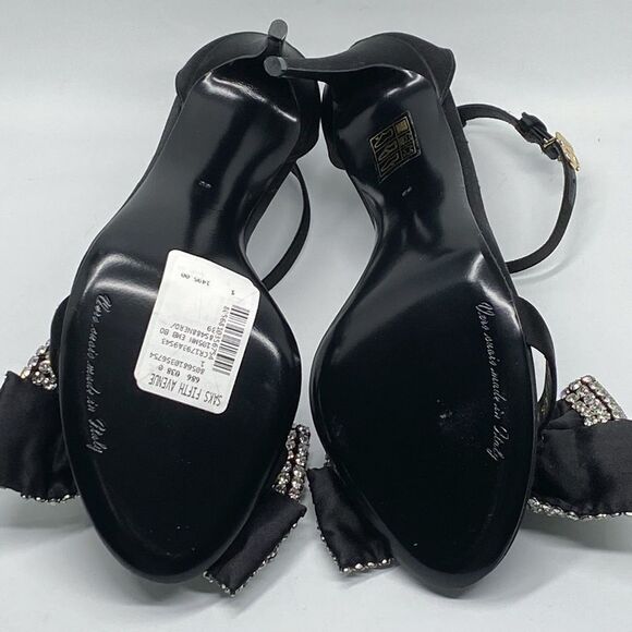 Dolce&Gabbana 100MM Crystal-Embellished Bow Sandals size 39 - Picture 15 of 16